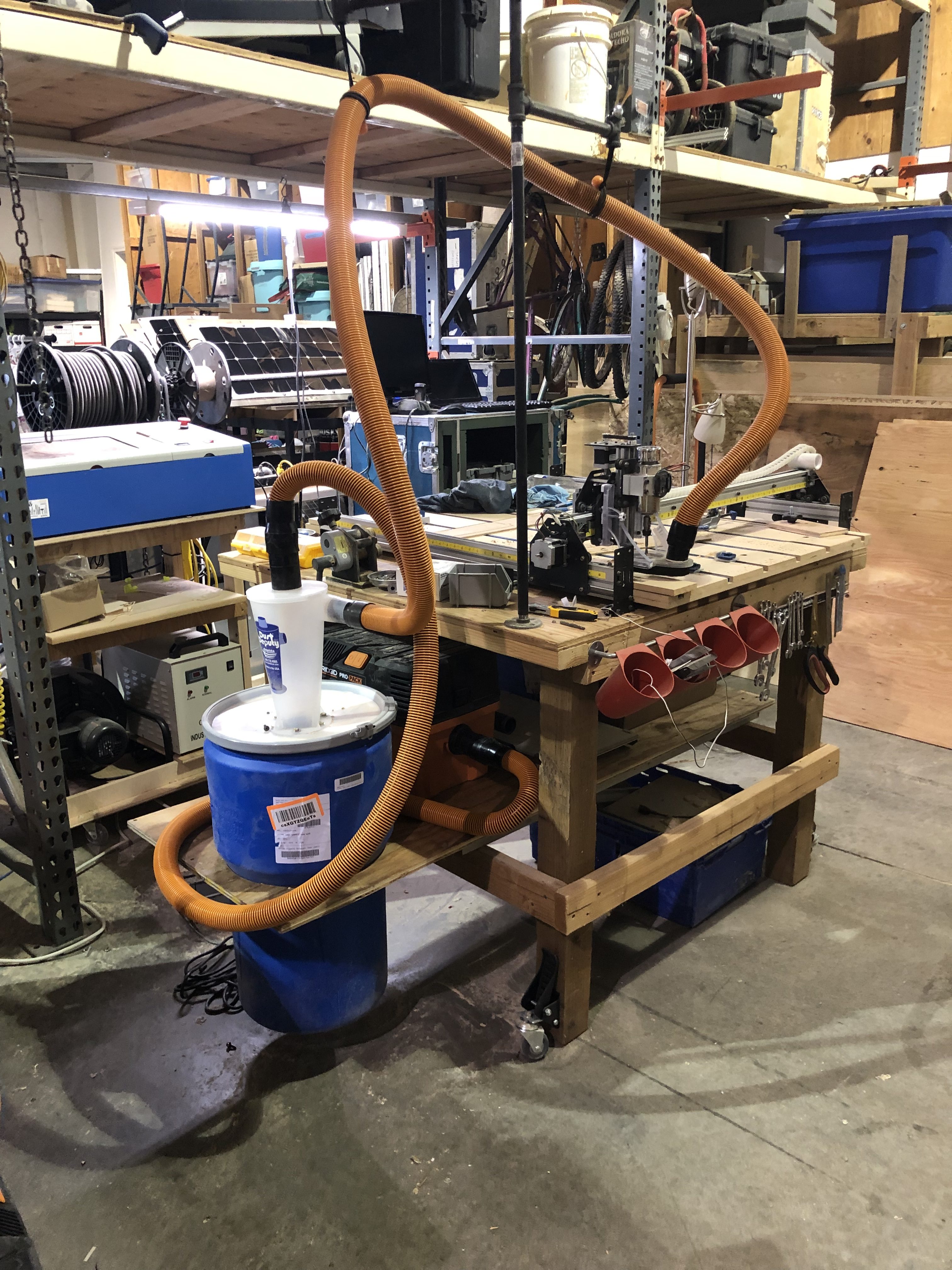 Shapeoko Dust Collection MakerCave