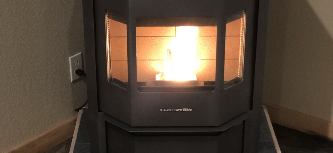 New Wood Pellet Stove Installed