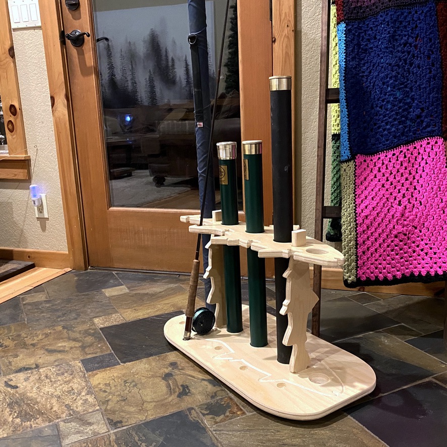 Fly Rod Tube Rack