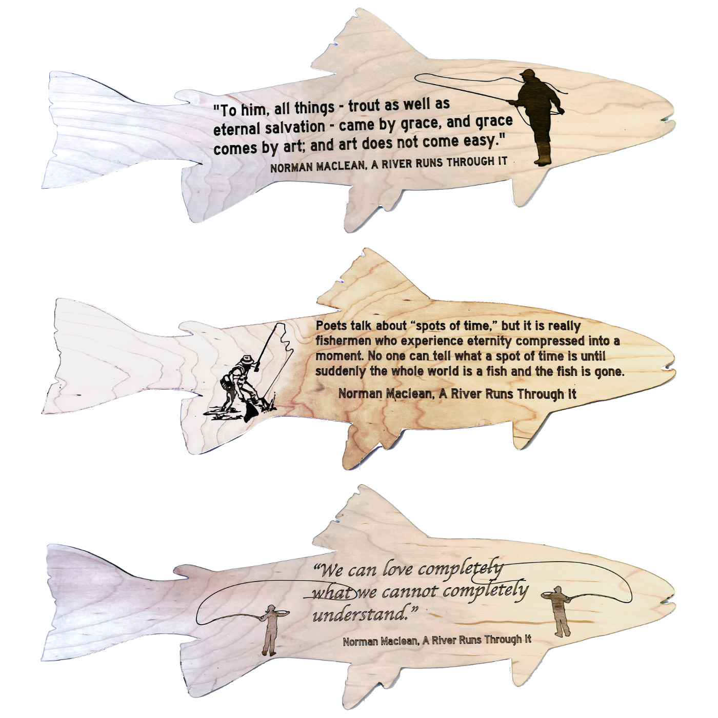 Norman Maclean Quote Trouts-Transparent