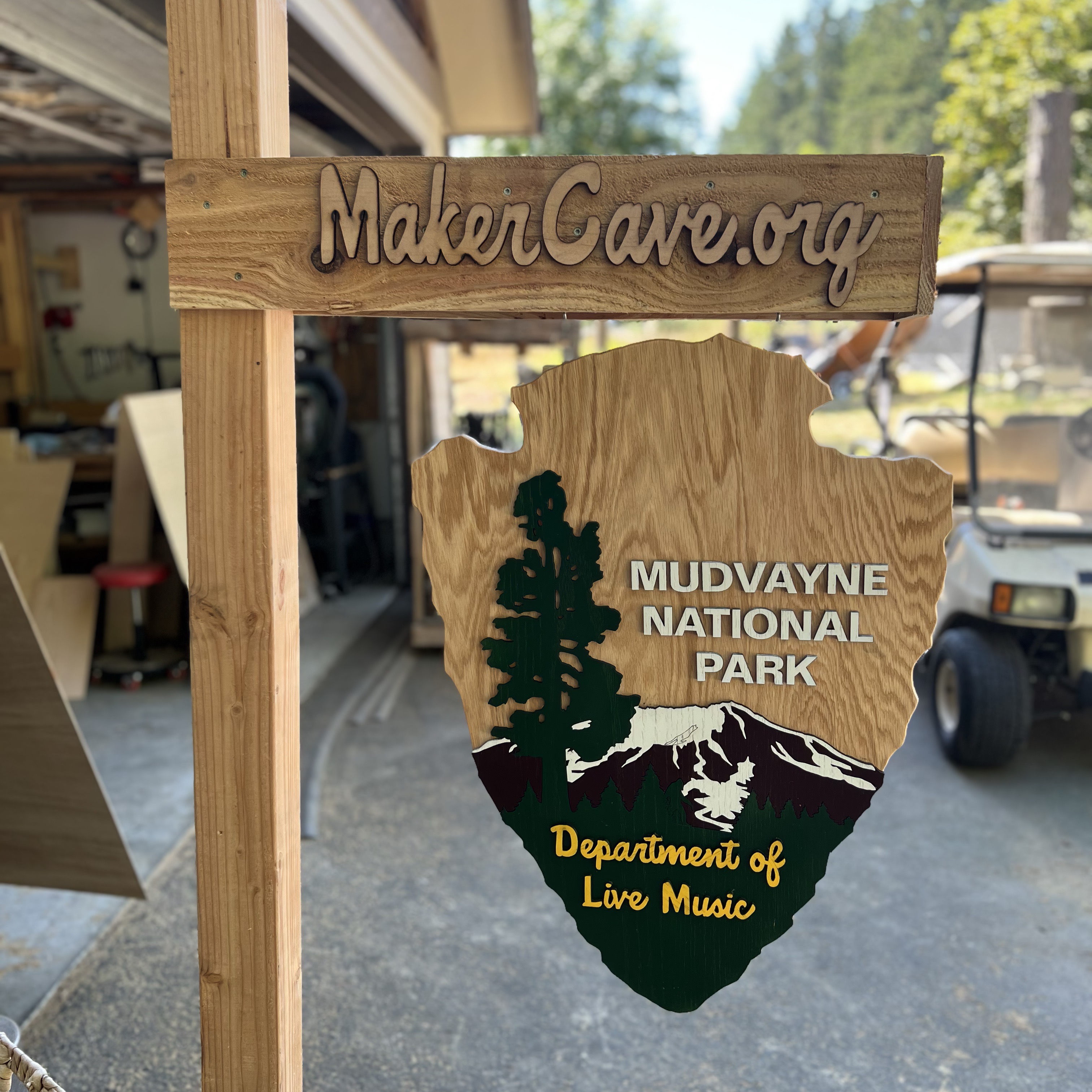 Mudvayne National Park Sign